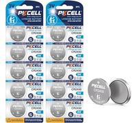 PKCELL CR2430 Battery 3V Lithium Button Cell Pack of 10