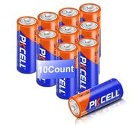 PKCELL LR1 Battery, E90/ MN9100 /N Type Battery 1.5v Alkaline Batteries for Clock, Alarm, Remote Control,Pack of 10