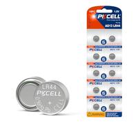 PKCELL LR44 AG13 Alkaline Button Batteries 1.5 V 158 mAh for Toys, Musical Books, Thermometers, Night Light (10 Count)