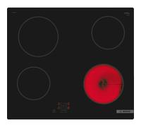 Bosch Home & Kitchen Appliances Bosch PKE61RAA8B Electric hob, 60 cm, Black, Serie 2, Built in