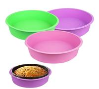 PKEAFC 3 Pack Cheesecake Pan Protector Water Bath Protector for 9inch and 9.5inch Round Springform Pan Preventing Water from Entering the Spring Form Pans Protectors