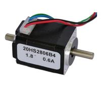 PKNVKZIDK 4-Wire NEMA 8 Stepper electronic starter Fuselage Length 28mm Step Angle 1.8° Single Dual Output Shaft .4N.cm Current 0.6A/0.2A(0.6A Shaft) PKNVKZIDK