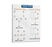 PKNVKZIDK AP Chemistry Science Poster Hydrogen Bonding and Interactions Study Guide for Class Framed,08x12inch(20x30cm)