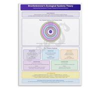 PKNVKZIDK Bronfenbrenner Theory Educational Poster Ecological Systems Model for Psychology Class Social Work Office Canvas Print Unframed,08x12inch(20x30cm)