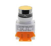 PKNVKZIDK Emergency Stop Switch 1pcs LAY37 Y090 22mm DPST 1NO 1NC Momentary Push Button switches 4 Screws 10A 660V PowerRed Green Blue Yellow White Black(2) PKNVKZIDK