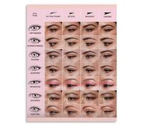 PKNVKZIDK Eyebrow Mapping Guide Canvas Art Print for Professional or Home Salon Decor Unframed,08x12inch(20x30cm)
