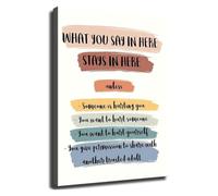 PKNVKZIDK Inner Struggles Journey Mental Health Poster for Office Counseling Room Inspirational Wall-Art for Social Worker Self Care Decor(Framed,12x18inch(30x45cm))