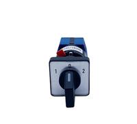 PKNVKZIDK LW26-10S 102 1/2/3/4 Poles Single Hole Mounting Size 16mm Rotary Cam Switch 10A Changeover Main Selector Silver (3P-12 Terminals) PKNVKZIDK