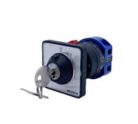 PKNVKZIDK LW26-25YS3/1S Lock Key 22mm Installation Size Power Cut-Off Conversion Rotary cam Switch PKNVKZIDK