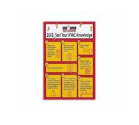 PKNVKZIDK The HVAC Technician’s Chart - Essential System Components & Theory, Vintage Industrial Canvas Wall Art for Garage or Shop Decor(Unframed,08x12inch(20x30cm))