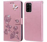 PKQTOP Phone Case for Blackview A100 with Kickstand,Card Slots,Silicone Bumper,Shockproof,Flip Wallet Leather Protective Cover for Blackview A100(6.67'')