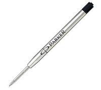 Parker QuinkFlow Medium Tip Ball Pen Refill - Black, Blister Pack of 1