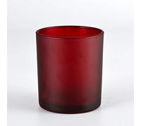 PKRANZYHKAL Candle Jars for Making, 8cm x 9cm Glass Candle Tins with Wooden Lid, Perfect for DIY Candle Making Kit, Home Decor & Gift