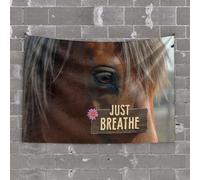 PKRD Garage Decor For Men Relax, Take A Deep Breath, And Enjoy The Moment. Tapestry Stuff For Your Room Ceiling Decor(100X150CM)