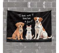PKRD Garage Decor For Men True Not! Que Lui A Fair! Tapestry Stuff For Your Room Ceiling Decor(100X150CM)