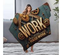 PKRD King Size Throw Blanket For Bed Work Hard, Know How To Flannel Blanket Soft Blanket King Size Throw Blanket For Bed(127x100cm)