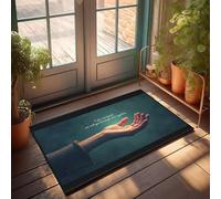 PKRD Large Front Door Mat Indoor Take My Hand, We Will Get Through This Together. Doormat Fall Rug Fall Outdoor Rug(50X80CM)