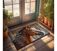 PKRD Men Cave Decor Never Doubt Your Progress; Every Step Forward Is A Victory. Doormat Anti Slip Mat Boys Bedroom Decor(50X80CM)