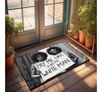 PKRD Plain Door Mat For Crafts Pay Me Like Every Other White Man. Doormat Small Outdoor Rug Front Door Rug Outdoor(40X60CM)