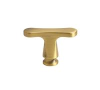 PKSADCLD Cabinet knobs Shape Knobs Furniture Vintage Solid Brass Kitchen Cabinet and Handles Closet Door Dresser Drawer Drawer pulls(Gold-T)