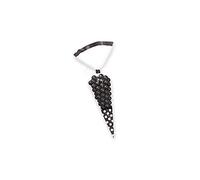 (PKT) 10 Pack Candy Buffet Jet Black Cone Bags & Twist Ties 24cm