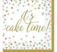 (PKT) 36 Pk Confetti Fun Luncheon Napkins 33cm