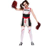 (PKT) (9902694) Adult Ladies Zombie Cheerleader Costume (Large)