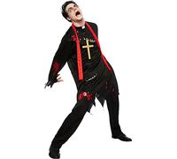 Mens Halloween Zombie Vicar Costume