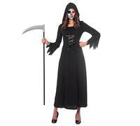 (PKT) (9902746) Adult Ladies Grim Reaper Costume (UK 8-10)