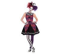(PKT) (9903899) Adult Ladies Harlequin Heartbreaker Costume (Medium)