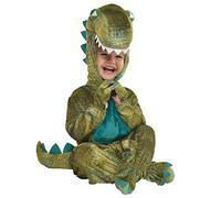 Baby Toddler Green Dinosaur Jumpsuit Fancy Dress Costume Boys Girls