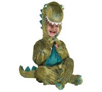 Baby Toddler Green Dinosaur Jumpsuit Fancy Dress Costume Boys Girls