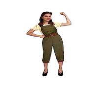(PKT) (9905104) Adult Ladies Land Girl Costume (Medium)