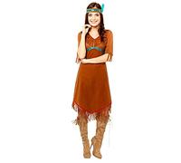 (PKT) (9907076) Adult Ladies Native American Costume (Large)