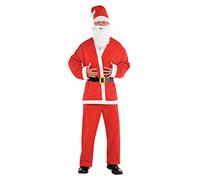 (PKT) (9907360) Adult Mens Budget Santa Claus Costume (Small)
