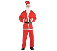 (PKT) (9907360) Adult Mens Budget Santa Claus Costume (Standard)