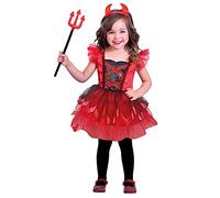 Amscan Girls Little Devil Costume (9911948) - Child 2-3 yrs