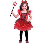 Amscan Girls Little Devil Costume (9911948) - Child 2-3 yrs