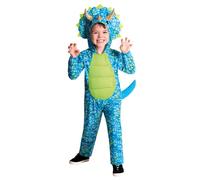 (PKT) (9912033) Child Blue Dino Costume (6-8yr)