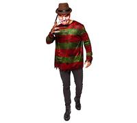 (PKT) (9912544) Adult Mens Freddy Krueger Costume Set (Large)