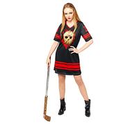 (PKT) (9912557) Adult Ladies Jason Voorhees Costume Dress (UK 16-18)