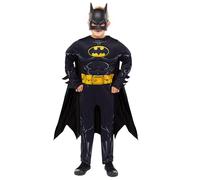 (PKT) (9913333) Child Boys Batman Comic Muscle Chest Costume (6-8yr)