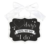 (PKT) Adult 1 Count Down To I Do MDF Wedding Sign