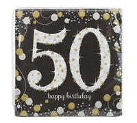 (PKT) Adult Gold Celebration 50th Luncheon Napkins