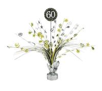 (PKT) Adult Gold Celebration 60th Centerpiece Spray
