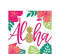 (PKT) Aloha Luncheon Napkins 33cm (16 pk)