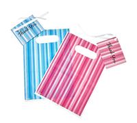 (PKT) Child 8 Pk Blue/Pink Loot Bag& Tags