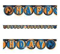 (PKT) Child Nerf Blast Happy Birthday Letter Banner