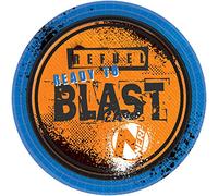 (PKT) Child Nerf Blast Paper Plates
