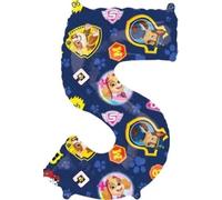 (PKT) Child Paw Patrol Number 5 Foil Balloon